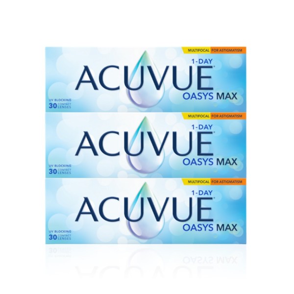 Acuvue Oasys Max 1-Day Multifocal for Astigmatism (90 Lenti) - Consegna Rapida - Ottica Lotito
