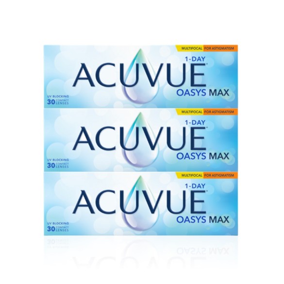 Acuvue Oasys Max 1-Day Multifocal for Astigmatism (90 Lenti) - Consegna Rapida - Ottica Lotito