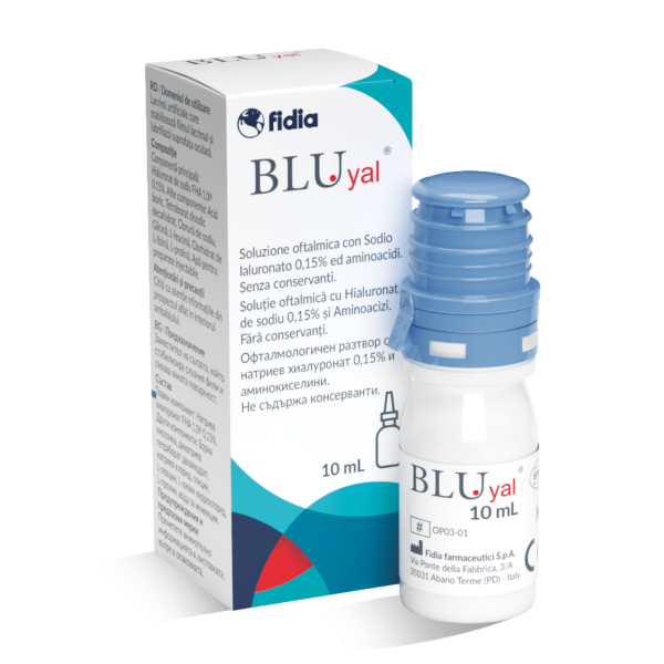 BLUYal A free 10 ml - Fidia - Consegna Rapida - Ottica Lotito